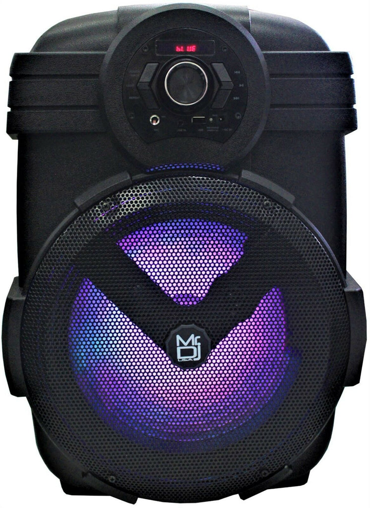 Mr Dj Yuma <br/>12" Rechargeable Party Speaker +Bluetooth+USB/FM Radio+LED Light
