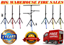 Load image into Gallery viewer, Mr Dj LS700LED &lt;Br/&gt;Portable Led Light Multi Arm T Bar Tripod 8 Fixture Par Can Lighting