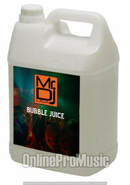 MR DJ BUBBLE-JUICE 1 Gallon Bubble Juice Fluid for Bubble Machines
