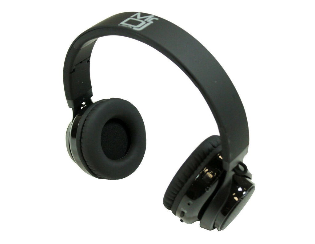 Mr Dj HS-331 <BR/>Bluetooth Wireless Headphones with Built in Rechargeable Battery
