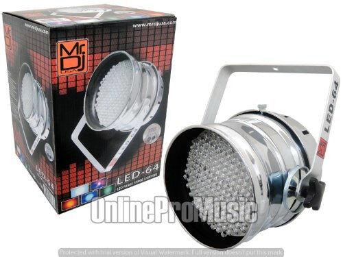 Mr. Dj LED-64 DMX 6-Channel Dimmer/Strobe Automatic Running LED 64 Stage Lightin