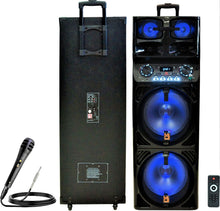 Load image into Gallery viewer, Mr. Dj SAPPHIRE&lt;br/&gt; 3-Way Dual 12” Portable Active Speaker, Max Power 5000 Watts