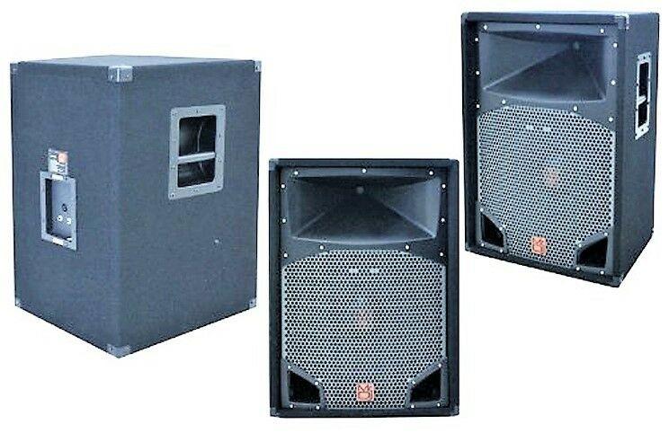 MR DJ COMS15 <br/>2-Way PA DJ Speaker 15" 2500 Watts with 2" Titanium Driver 430W RMS