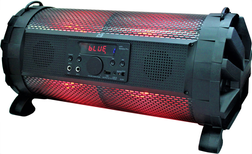 MR DJ MEGATUBE<br/> Loud Boombox Bluetooth LED APP Portable Speaker USB