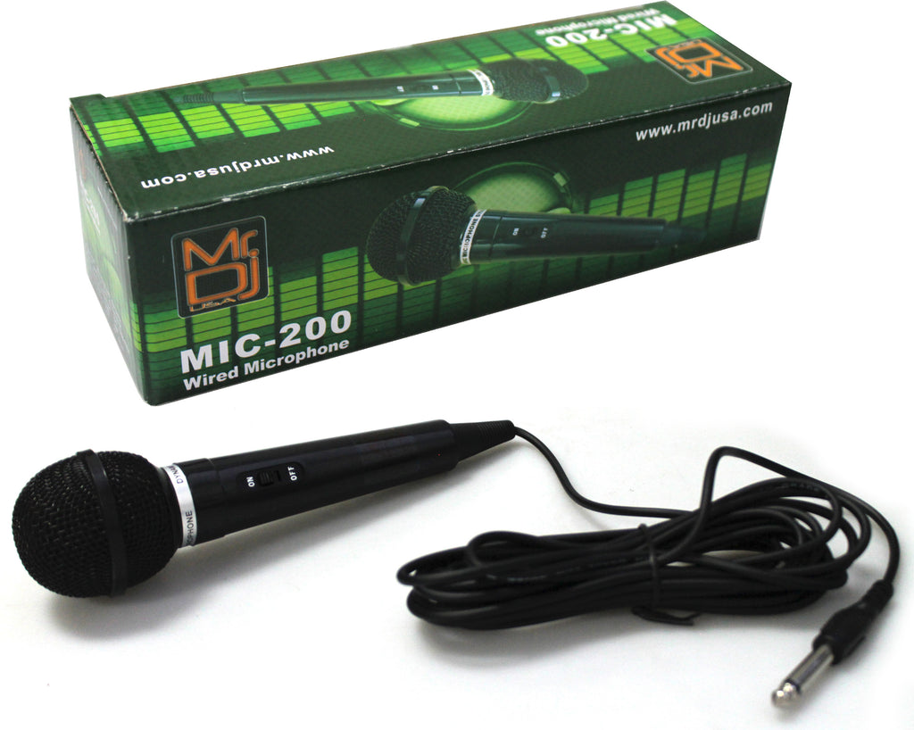 MR DJ MIC200 Karaoke, Dynamic Vocal Wired Microphone