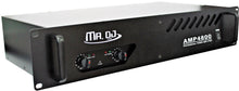 Load image into Gallery viewer, MR DJ AMP4800&lt;BR/&gt; 1200W MAX, 2-channel 570 watts RMS bridgeable dynamic series PA DJ power amplifier