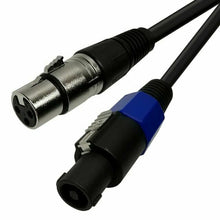 Load image into Gallery viewer, MR DJ 12 Feet Speakon Plug Male to XLR Jack Female Extension Cable