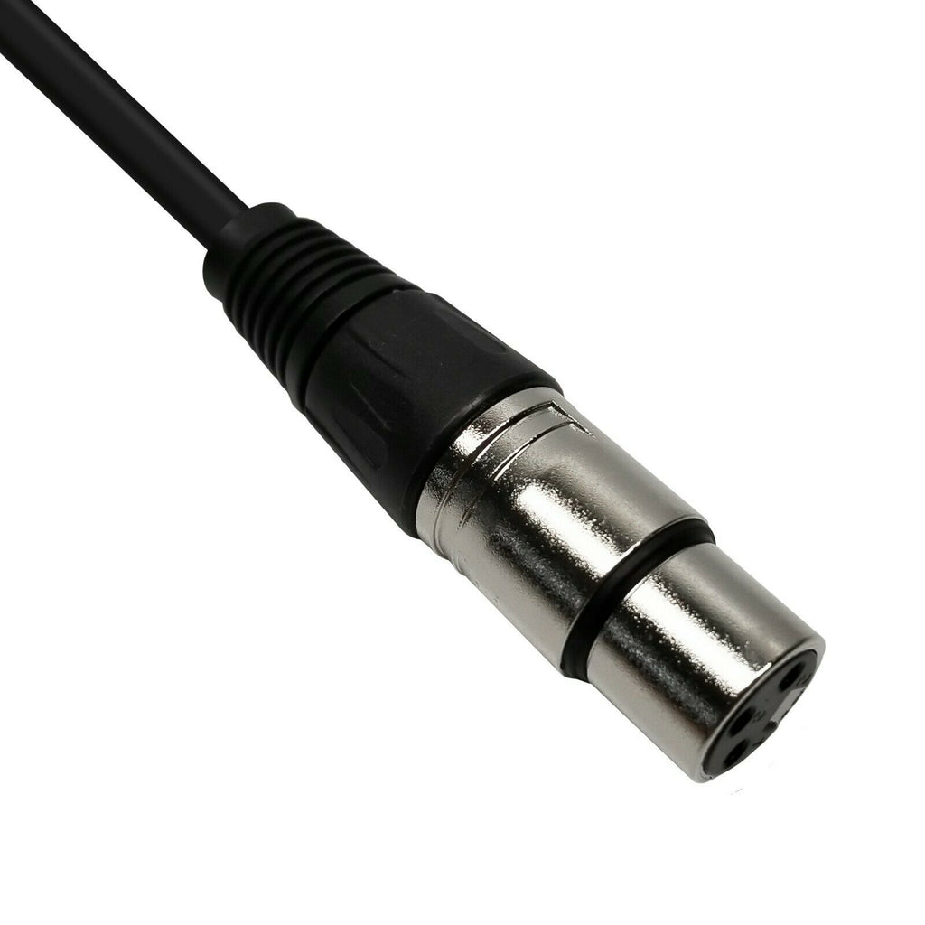 MR DJ CSMXF12 12 Feet Speakon Plug Male to XLR Jack Female Extension Cable