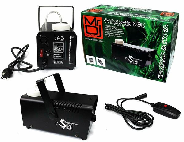 MR DJ DRAGON900<BR/> 900W compact fog smoke machine with remote & fog fluid, quick heat-up thick fog