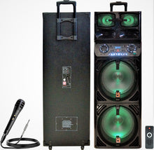 Load image into Gallery viewer, Mr. Dj EMERALD&lt;br/&gt; 3-Way Dual 12” Portable Active Speaker, Max Power 5000 Watts