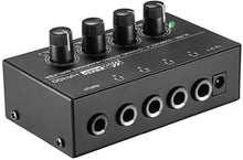 Load image into Gallery viewer, MR DJ Microamp HA400 Headphone Amplifier&lt;BR/&gt; HA400 Microamp is an ultra-compact 4-channel stereo headphone amplifier