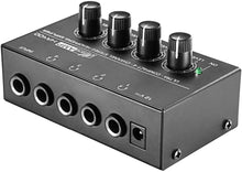 Load image into Gallery viewer, MR DJ Microamp HA400 Headphone Amplifier&lt;BR/&gt; HA400 Microamp is an ultra-compact 4-channel stereo headphone amplifier