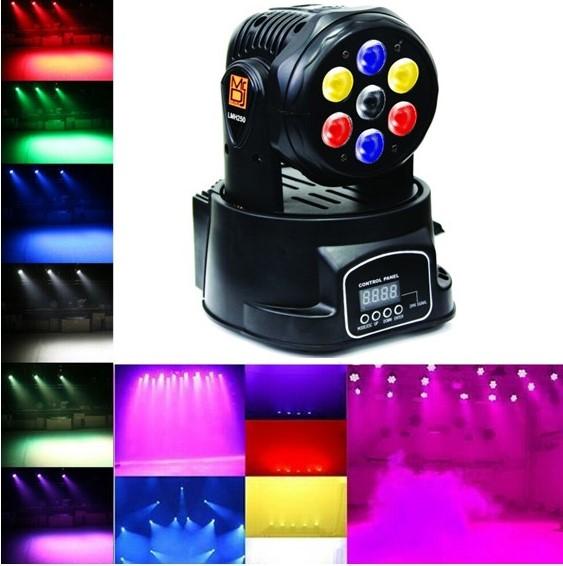 MR DJ LMH250 moving head light<BR/> 100W RGBW 7-LED wash moving head light DMX stage light DJ party disco lights
