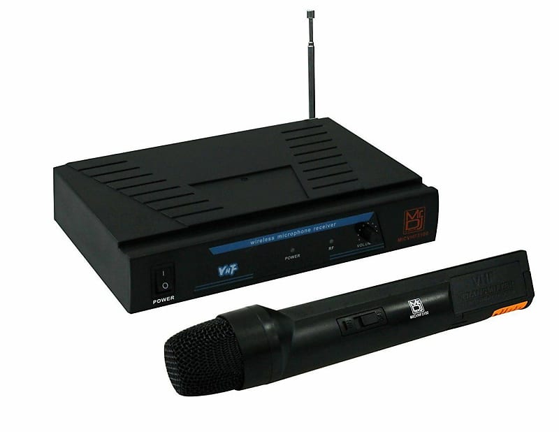 Mr. Dj MIC-VHF3100 <br>Professional Wireless Dual-Channel design Microphone System