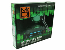 Load image into Gallery viewer, Mr. Dj MIC-VHF3100 &lt;br&gt;Professional Wireless Dual-Channel design Microphone System