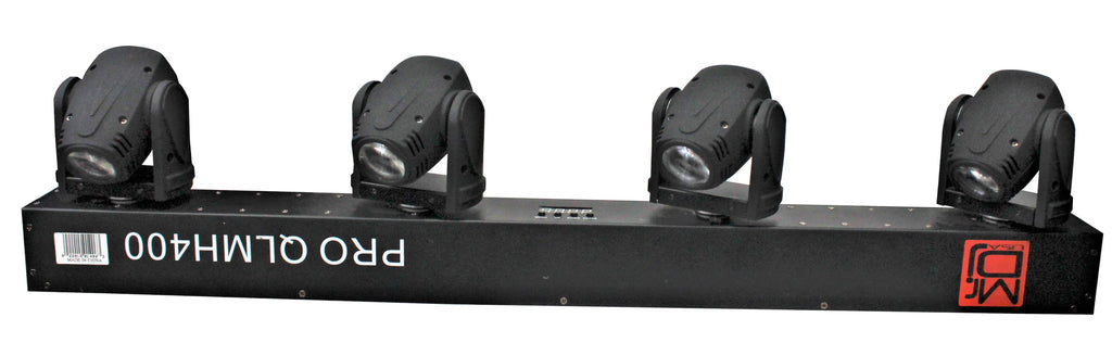 MR DJ QLMH400 <br/>150W 4-Head LED Beam Moving Head Bar Strobe Light, DMX 512, 4x10w RGBW Spot Stage Lighting for Dj Disco Night Club Stage