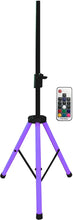Load image into Gallery viewer, MR DJ SS700LED Color Stand &lt;br/&gt; ultra-bright universal color-changing stand LED speaker stand tripod telescoping with LED lighting and IR remote control