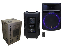 Load image into Gallery viewer, MR DJ PBX5500LED 18&quot; PRO PA/DJ Speaker&lt;BR/&gt;2-Way 18&quot; PRO PA/DJ Bass Reflex Bluetooth Active Amplified Speaker, 5500 Watts