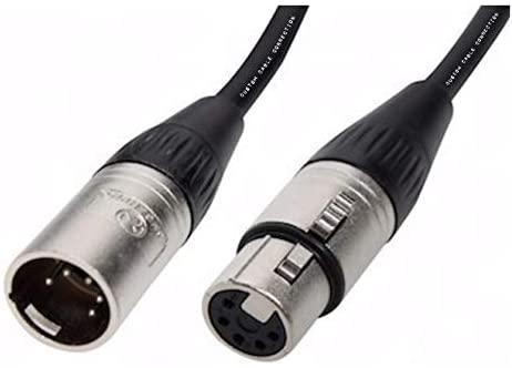 MR DJ 10 feet DMX103 3-pin 3-conductor XLR Male to Female DMX lighting cable Wire