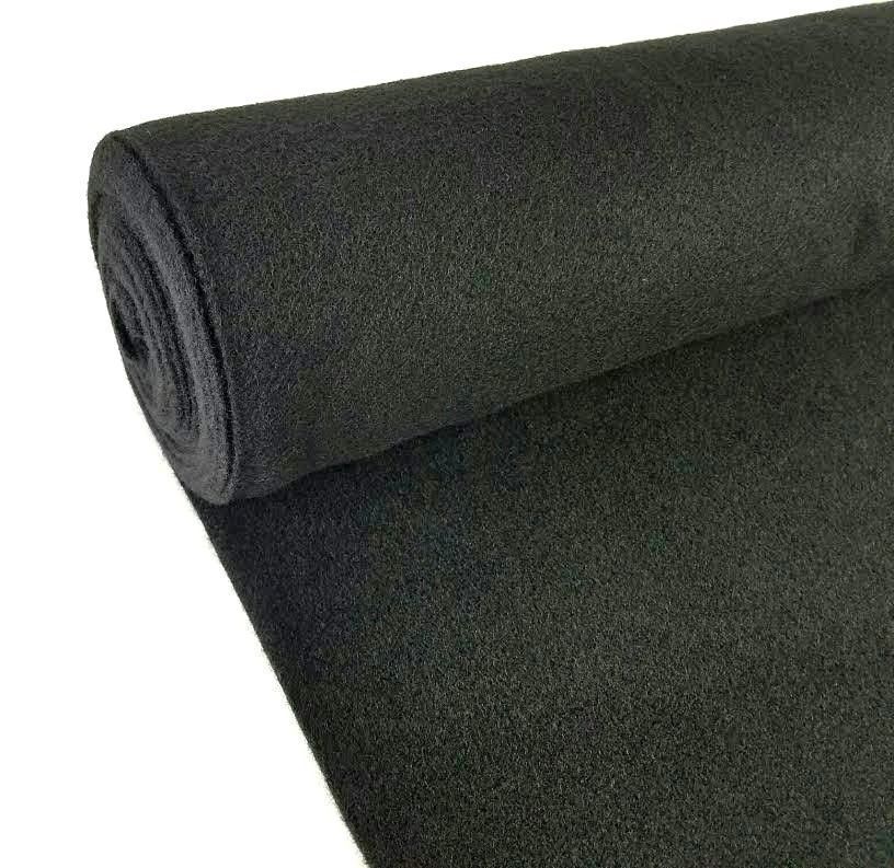 MR DJ DC20BK 20' Length X 4' Wide Black Carpet<BR/> Black Carpet for Speaker, Sub Box Carpet, RV, Boat, Marine, Truck, Car, Trunk Liner, PA DJ Speaker, Box, Upholstery Liner Carpet