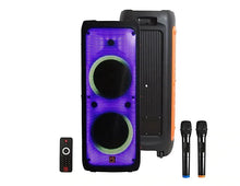 Load image into Gallery viewer, MR DJ FLAME5500LED Professional Portable Dual 12” 3-Way Full-Range Powered/Active DJ PA Multipurpose Live Sound Bluetooth Loudspeaker