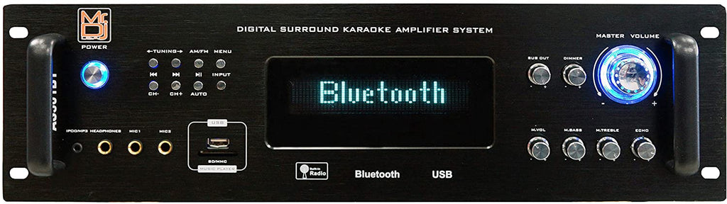 Mr. Dj AS301BT Hybrid Pre Amplifier<BT/> Built-in Bluetooth USB/SD Card Reader AM/FM Tuner 3000 Watts p.m.p.o