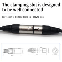 Load image into Gallery viewer, MR Truss CDMX10 3-pin DMX lighting cable &lt;BR/&gt;10&#39; DMX 3-Pin XLR Male to Female Pro Stage DJ Lighting DMX Cable