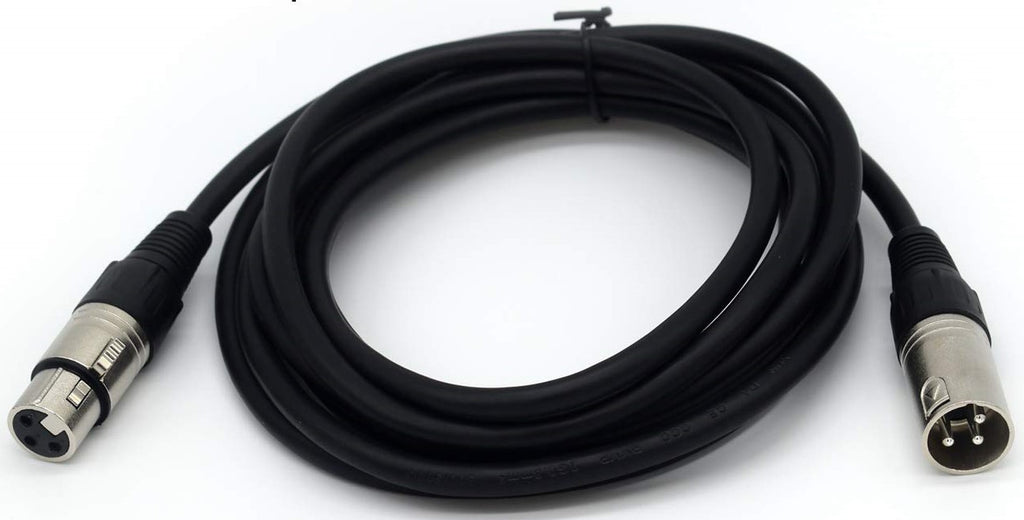 MR DJ CDMX10 3-pin DMX lighting cable <BR/>10' DMX 3-Pin XLR Male to Female Pro Stage DJ Lighting DMX Cable