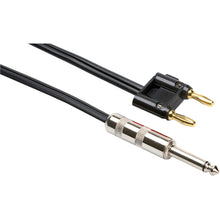 Load image into Gallery viewer, Mr. Dj CQB6 &lt;BR&gt;Banana Plug to 6.35mm 1/4&quot; Plug 6-Feet Speaker Cable