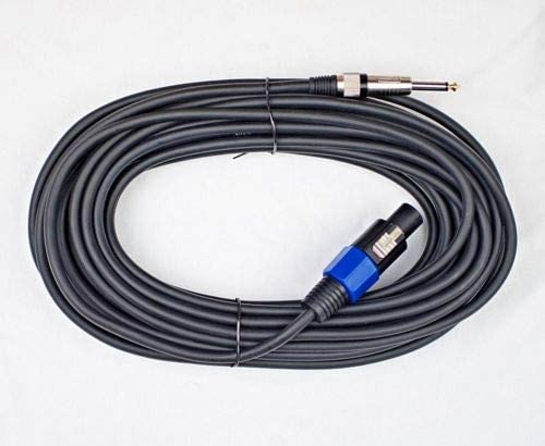 Mr. Dj CQSM100 <BR>Speakon Male to 6.35mm 1/4" Plug 100-Feet Speaker Cable
