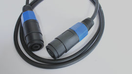 MR DJ CSFSF100 100 Feet PRO PA DJ Speakon Female to Speakon Female Speaker Cable