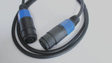 MR DJ CSFSF6 6 Feet PRO PA DJ Speakon Female to Speakon Female Speaker Cable