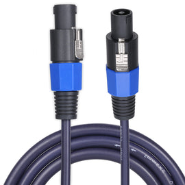 MR DJ CSMSM50 50 Feet PRO PA DJ Speakon Male to Speakon Male Speaker Cable