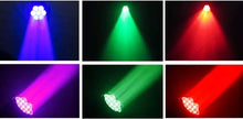 Load image into Gallery viewer, Mr. Dj LMH700 &lt;br/&gt;7x12W 4-in-1 RGBW LED Beam Wash Zoom Lamp Moving Head Light DJ Show Stage Lighting DMX for Show DJ Disco Bars Wedding Live House Nightclub Party Church Light