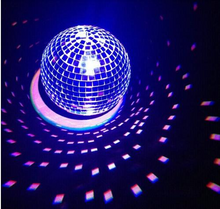 Load image into Gallery viewer, MR DJ MB12 12&quot; mirror ball&lt;br/&gt; 12&quot; mirror ball covered in high quality 1/4-inch mirrored glass and mirror ball motor