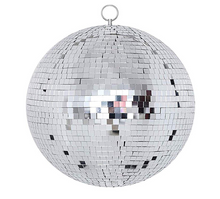 Load image into Gallery viewer, MR DJ MB24 24&quot; mirror ball&lt;br/&gt; 24&quot; mirror ball covered in high quality 1/4-inch mirrored glass and mirror ball motor