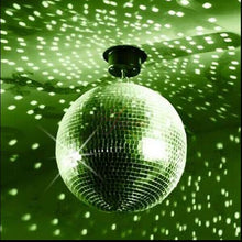 Load image into Gallery viewer, MR DJ MB12 12&quot; mirror ball&lt;br/&gt; 12&quot; mirror ball covered in high quality 1/4-inch mirrored glass and mirror ball motor