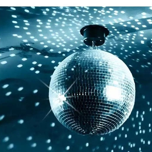 MR DJ MB8 8" mirror ball<br/> 8" mirror ball covered in high quality 1/4-inch mirrored glass and mirror ball motor