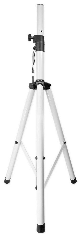 MR DJ SS350W Speaker Stand <br/> Universal White Heavy Duty Folding Tripod PRO PA DJ Home On Stage Speaker Stand Mount Holder