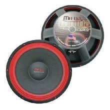Load image into Gallery viewer, MR.DJ PA218 SUBWOOFER BLACK/RED 750 WATTS 8 Ohms