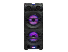 Load image into Gallery viewer, Razzi Pro Galaxy&lt;br/&gt; Professional 3 Way Dual 12&quot; Full Range Powered Active Rechargeable PA DJ Speaker with Dj Effect Mixer Bluetooth Light Echo